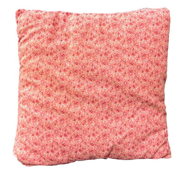 Set of Vintage Throw Pillows Square Floral Tapestry Round Crochet Sequin 1970s - Picture 10 of 11